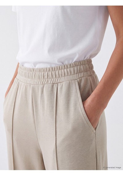 LC Waikiki Lc Waıkıkı Gri Soft Touch Kadın Jogger Eşofman Altı
