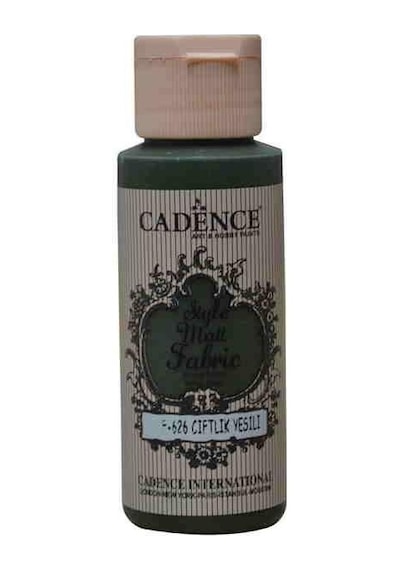 Cadence Style Matt Fabric Kumaş Boyası F-626 Çiftlik Yeşili