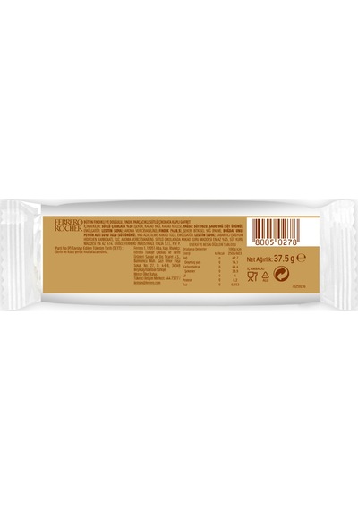 Çikolata 3'lü 37,5 Gr - 2 Adet