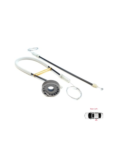 Mitsubishi Colt Czc Cabrio Rg 2006-09 İçin Arka Sol Cam Kriko Set