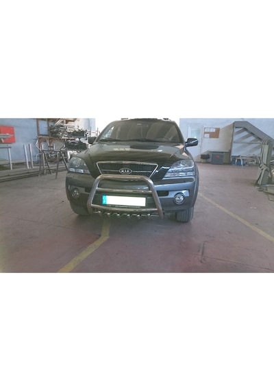 Kia Sorento 2002-2009 Uyumlu - Ön Koruma - Bull Bar- Karterli - Ara Borulu - 60 - Bream A