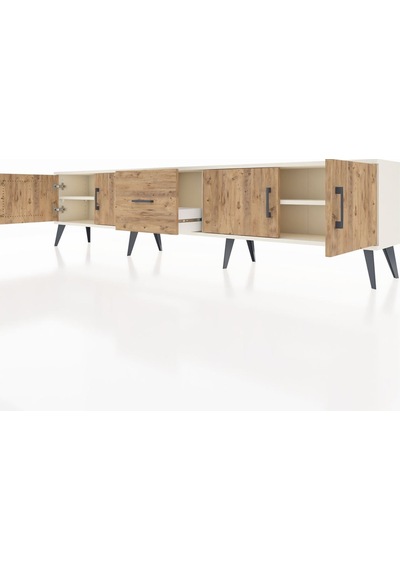 Arges Tv Ünitesi 2 Raflı Tek Çekmeceli 4 Kapaklı 220x30x51 Aytaşı-çam Atlas Çam/atlas Çam - Aytası Arges Tv Ünitesi 2 Raflı Tek Çekmeceli 4 Kapaklı 220x30x51 Aytaşı-çam Atlas Çam/atlas Çam - Aytası
