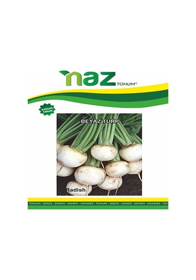 Naz Tohum Beyaz Turp Tohumu 25 Gr