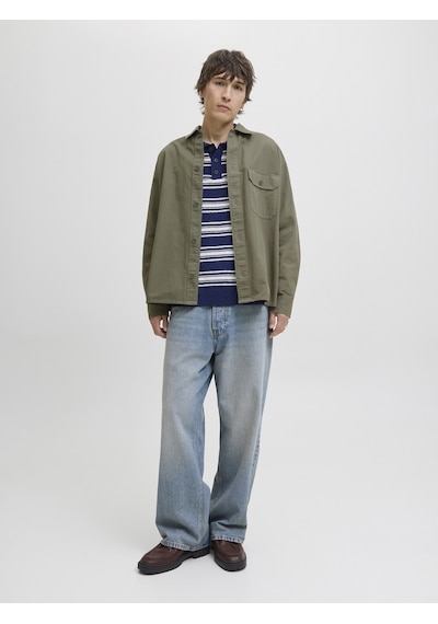 Jack & Jones Jack Jones Erkek Tek Cepli Uzun Kollu Gömlek 12279575 Yeşil
