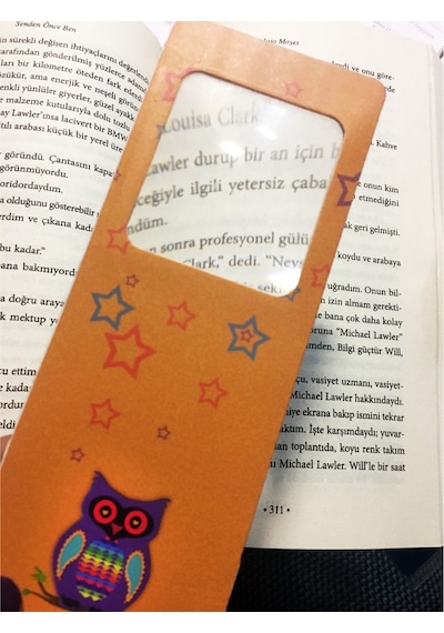 Büyüteçli Kitap Ayracı - 4 Defa Büyütür Salyangoz
