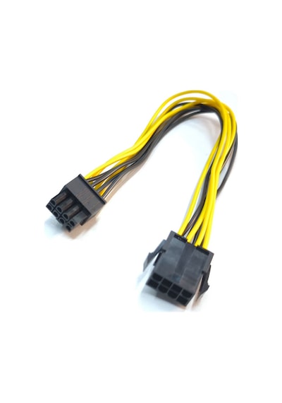 8 Pin Eps-12v Erkek - 8 Pin Dişi Pcı E Cpu Güç Uzatma Kablosu 30 Cm