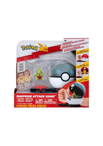 Pokemon Sürpriz Atak Oyun Seti Larvitar & Heavy Ball