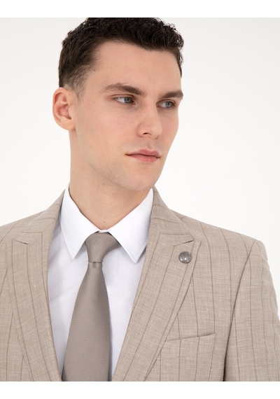 Pierre Cardin Erkek Bej Takım Elbise 50285350-vr011 Bej