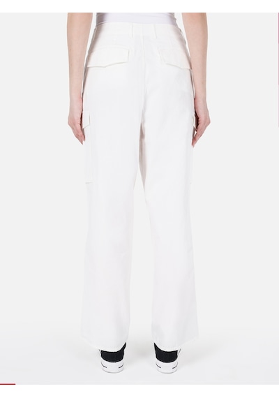Colin's Colins Normal Kesim Yüksek Bel Geniş Paça Beyaz Kadın Pantolon Cl1069016 Q1.v1 Ofw Beyaz