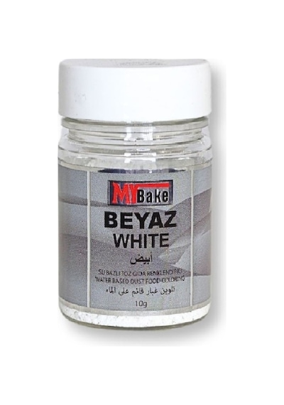 Su Bazlı Toz Gıda Boyası My Bake 75 Gr Beyaz