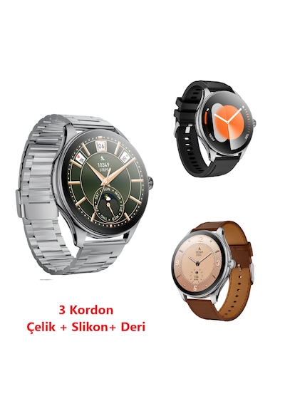 Vwar SK42 3 Kordonlu Kalobee Akıllı Saat (İthalatçı Garantili)
