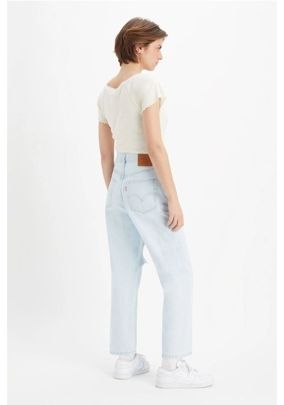 Ribcage Straight Kadın Jean Pantolon 72693-0182 Mavi