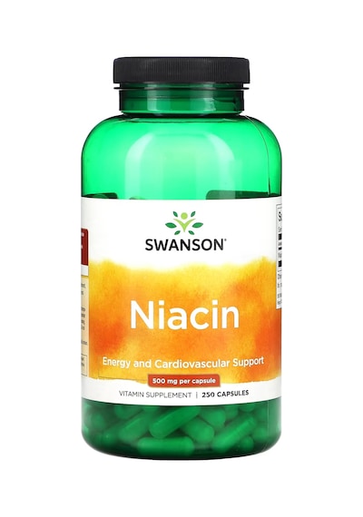 Swanson, Niacin, 500 Mg, 250 Capsules