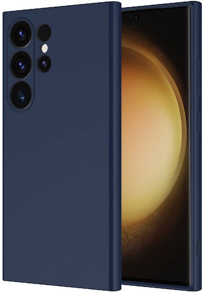 Kilifone - Samsung Uyumlu Galaxy S24 Ultra - Kılıf İçi Kadife Koruyucu Mara Lansman Kapak - Lacivert