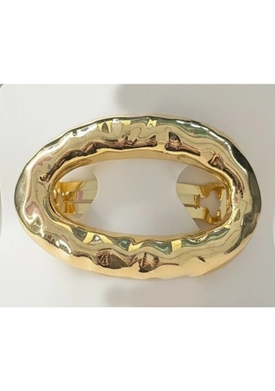 Caş Dekorasyon Gold Renk Metal Otomat Toka Altın