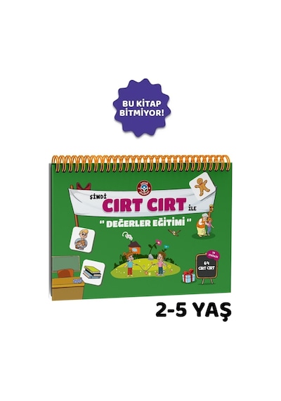 Şimdi Cırt Cırt Vakti Değerler Eğitimi Etkinlik Kitabı