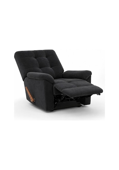 Smarto Relax Ticino Manuel Mekanizmalı Ergonomik Tv Koltuğu Berjer Baba Koltuğu Siyah