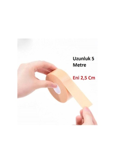 5 Metre Topuk ve Ayak Yan Parmak Arka Koruyucu Bant Jeli Ayakkabı Vurma Engelleyici Silikon Bandı