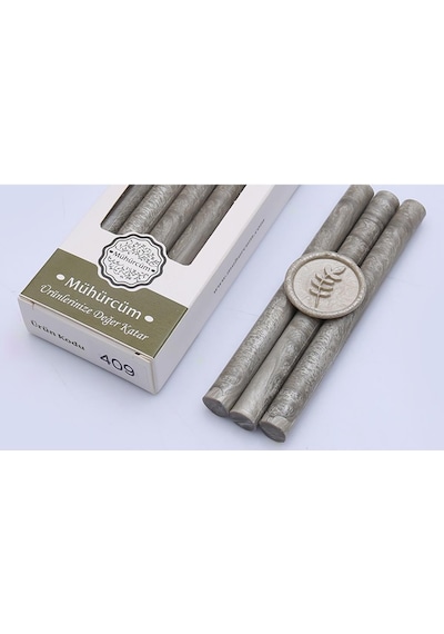 Mühür Mumu Çubuk 11mmx120mm 10 lu Paket Model: 409 BEYAZ ALTIN SATEN
