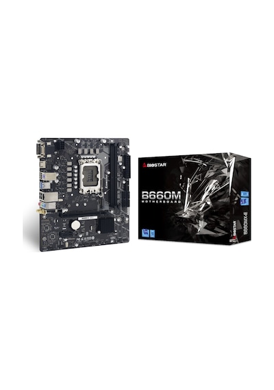 Biostar B660MX/E Intel B660 4000 MHz (OC) DDR4 Soket 1700 mATX Anakart