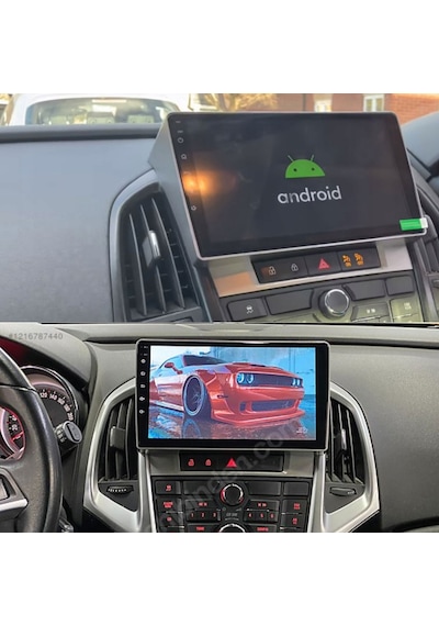 Opel Astra J Araç Multimedya Android Ekran Carplay Navigasyon Double Teyp 2+32 9" 10-20 Silver Cadence