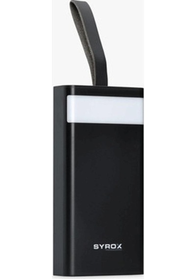 Syrox 30000 Mah Powerbank Led Işıklı Yüksek Kapasite