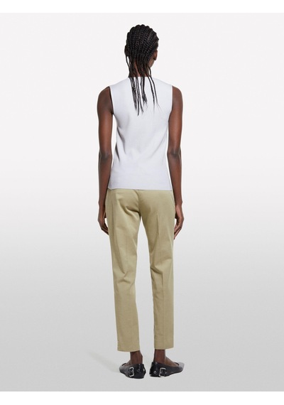 Sisley Viskoz Karışımlı Kolsuz Slim Fit Triko Bluz Kadın Gri Bluz - 325p17q3m105s
