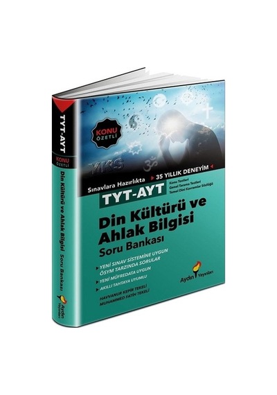 TYT-AYT Din Kültürü ve Ahlak Bilgisi Konu Özetli Soru Bankası -  Aydın Yayınları