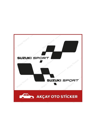 Suzukı Sport Sticker (Takım Set) Suzuki Sticker Oto Sticker