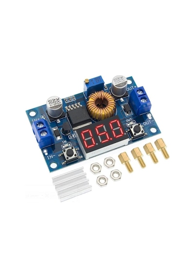 XL4015 5A 75W Ayarlanabilir DC-DC Voltaj Düşürücü Modülü (Step Up)