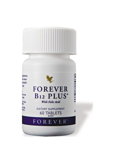Forever B12 Plus Folik Asit ve B12 İçeren Takviye Edici Gıda 60 Tablet