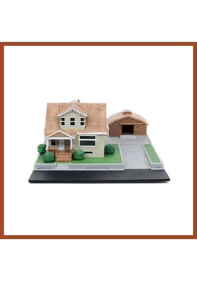 Bezos Hızlı & Öfkeli Nano Dom'un Evi Diorama Modellemesi Pro