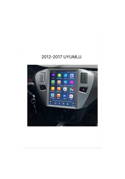 Snp Serisi Citroen C-elysee Uyumlu 9.7 İnç Tesla Ekran Android Multimedya 6-128 Gb Hafıza Carplay & Android Auto Geri Görüş Kamerası li 9.7''