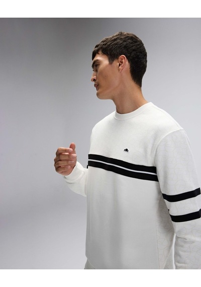 Ellesse Em618 Erkek Beyaz Sweat Beyaz