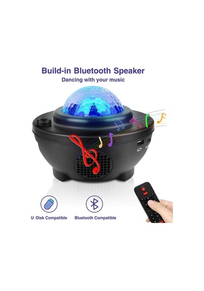 Yıldızlı Projektör Tavan Bulutsu Galaxy Lazer Işıklı Disko Topu Bluetooth Hoparlör Parti Led Lambası Siyah - 706543598 Siyah Yıldızlı Projektör Tavan Bulutsu Galaxy Lazer Işıklı Disko Topu Bluetooth Hoparlör Parti Led Lambası Siyah - 706543598 Siyah