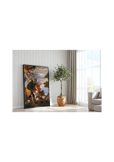Rönesans Veronese İshak'ın Kurban Edilişi Çerçevesiz Poster 21x30 Cm A4 Tablo Rönesans Klasik Sanat