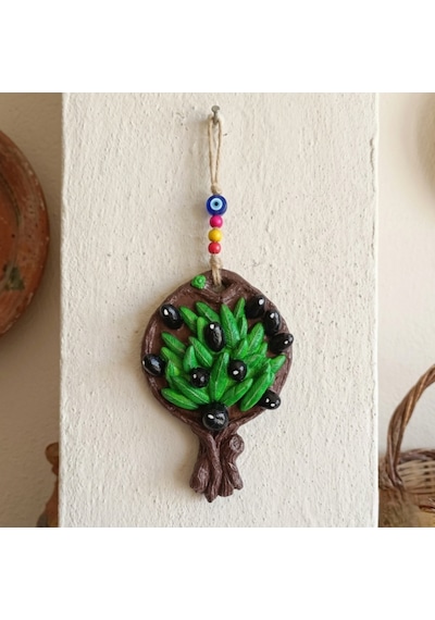 Zeytin Ağacı Duvar Süsü O35 9x15 Cm