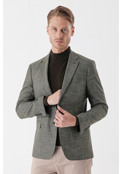 İmza Koyu Haki Desenli Armürlü Mono Yaka Çift Yırtmaç 6 Drop Slim Fit Dar Kesim Klasik Ceket 1002235133-koyu Haki Koyu Haki İmza Koyu Haki Desenli Armürlü Mono Yaka Çift Yırtmaç 6 Drop Slim Fit Dar Kesim Klasik Ceket 1002235133-koyu Haki Koyu Haki