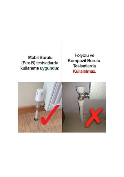 Radyatör Boru Gizleme Uzun Ayarlı Beyaz