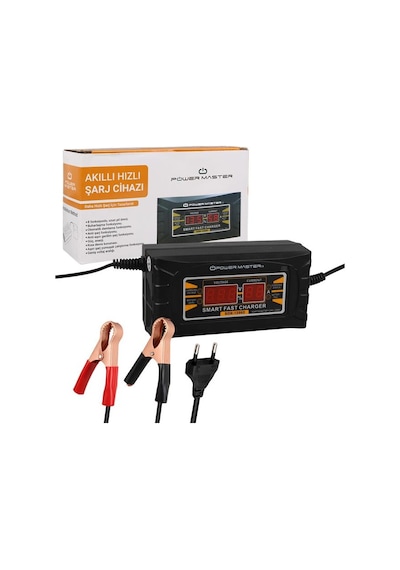 Powermaster Son-1206d 12 Volt - 6 Amper Akıllı Hızlı Akü Şarj Cihazı