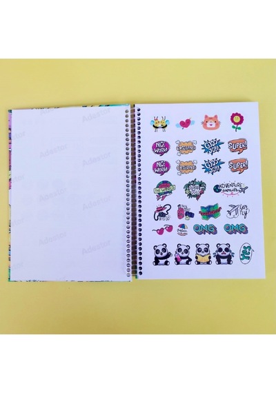 Zamansız Haftalık Ajandam Manifest Defteri 17x24cm 100 Yaprak Planlayıcı Defter Kamp