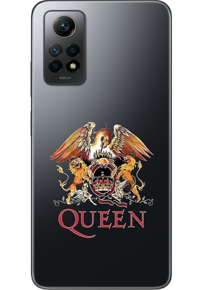 Xiaomi Redmi Note 12 Pro Uyumlu Şeffaf Kılıf Queen Tasarımlı