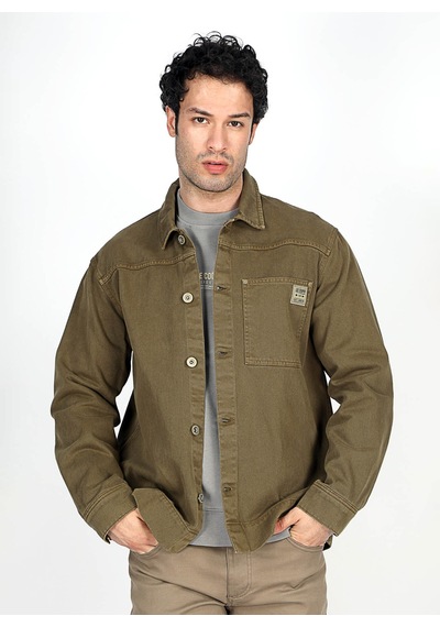 Lee Cooper Haki Erkek %100 Pamuk Ceket 251 Lcm 231003 Veron Haki
