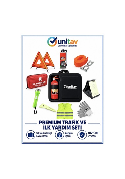 Unitav Premium Trafik Ve İlk Yardım Seti