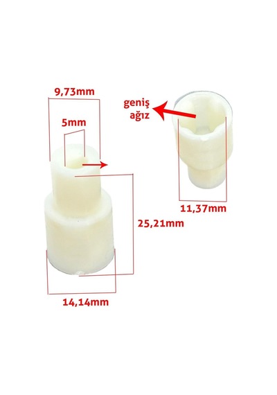 Sinbo İle Uyumlu Geniş Ağızlı Blender Dişlisi D Mil İçin