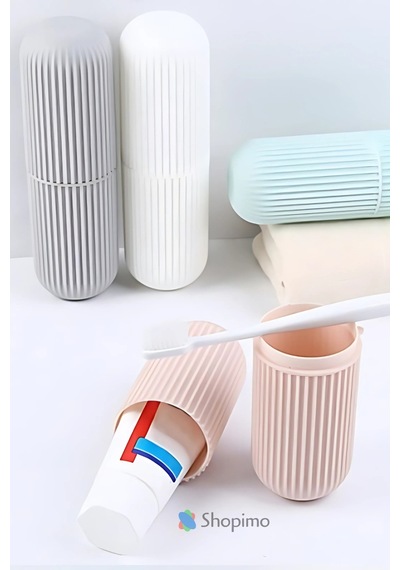 Diş Fırçası Ve Macunu Seyahat Kutusu - Pratik Ve Taşınabilir Kapaklı Kutu Plastik 8 X 26 Çok Renkli Diğer