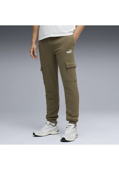 Puma Ess No. 1 Logo Cargo Pants Haki Erkek Kargo Cepli Eşofman Alt Yeşil