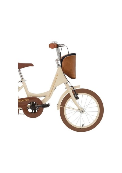 Bisan Sorrento-s Kız Çocuk Bisikleti 26cm 16 Jant Krem Gold Çok Renkli