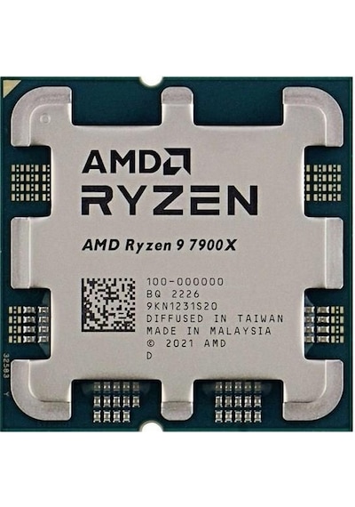 Amd Ryzen 9 7900x 78mb 12çekirdekli O/b Uhd Am5 170w Kutusuz+fansız