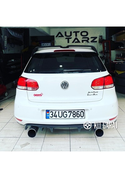 Volkswagen Golf 6 Rieger Boyalı Difüzör Plastik